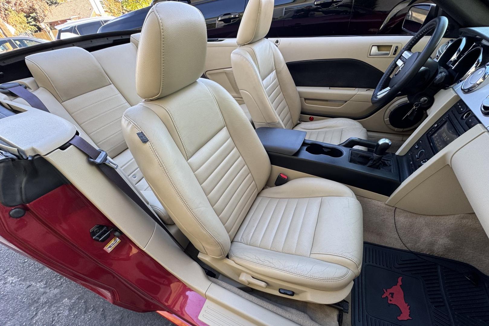 2007 Maroon /Redfire Clearcoat Ford Mustang GT Premium (1ZVHT85H375) with an V8 4.6 Liter engine, 5 Speed transmission, located at 2304 W. Main St., Boise, ID, 83702, (208) 342-7777, 43.622105, -116.218658 - Low Mileage Mustang GT Premium Convertible! Must See! - Photo#11