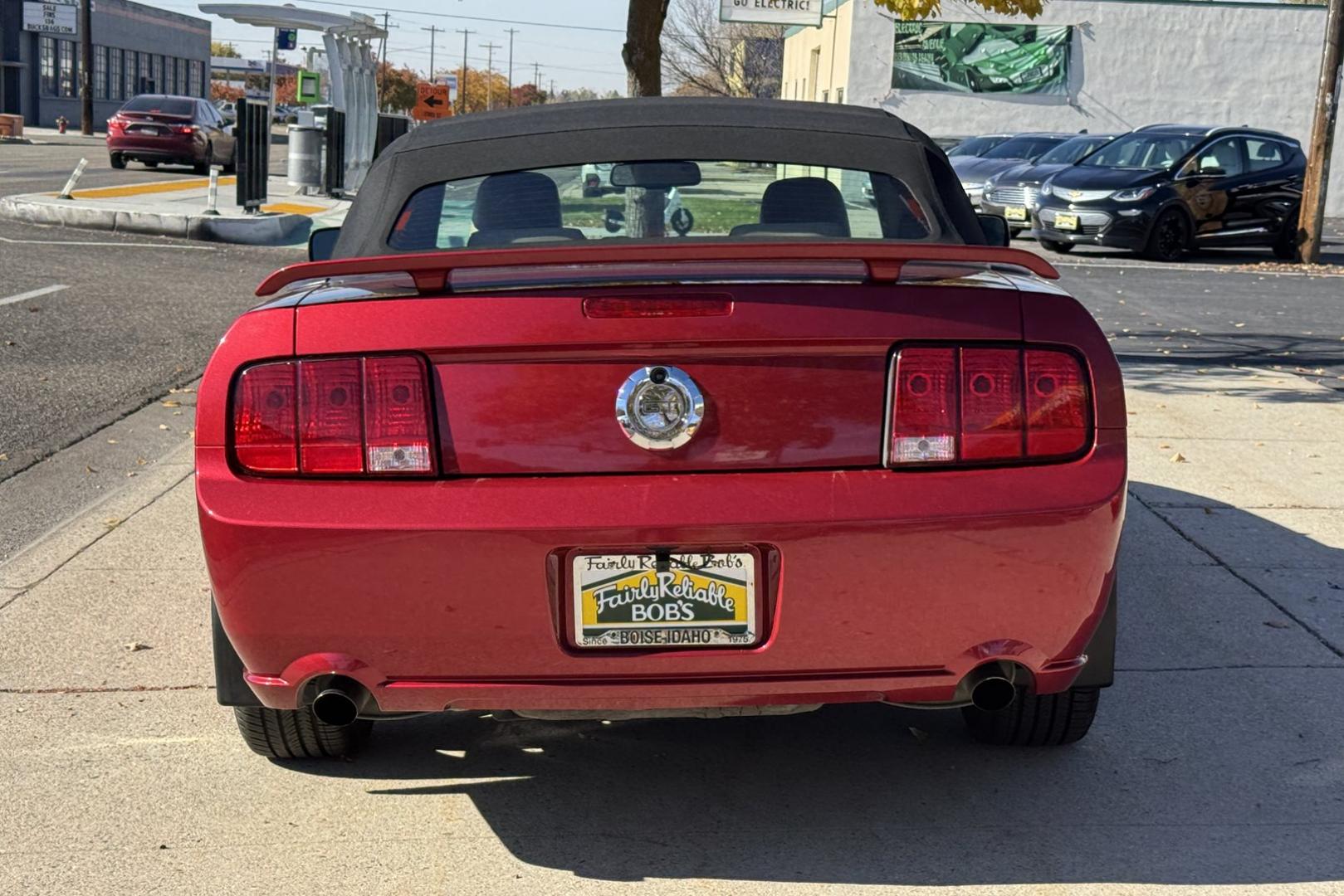 2007 Maroon /Redfire Clearcoat Ford Mustang GT Premium (1ZVHT85H375) with an V8 4.6 Liter engine, 5 Speed transmission, located at 2304 W. Main St., Boise, ID, 83702, (208) 342-7777, 43.622105, -116.218658 - Low Mileage Mustang GT Premium Convertible! Must See! - Photo#15