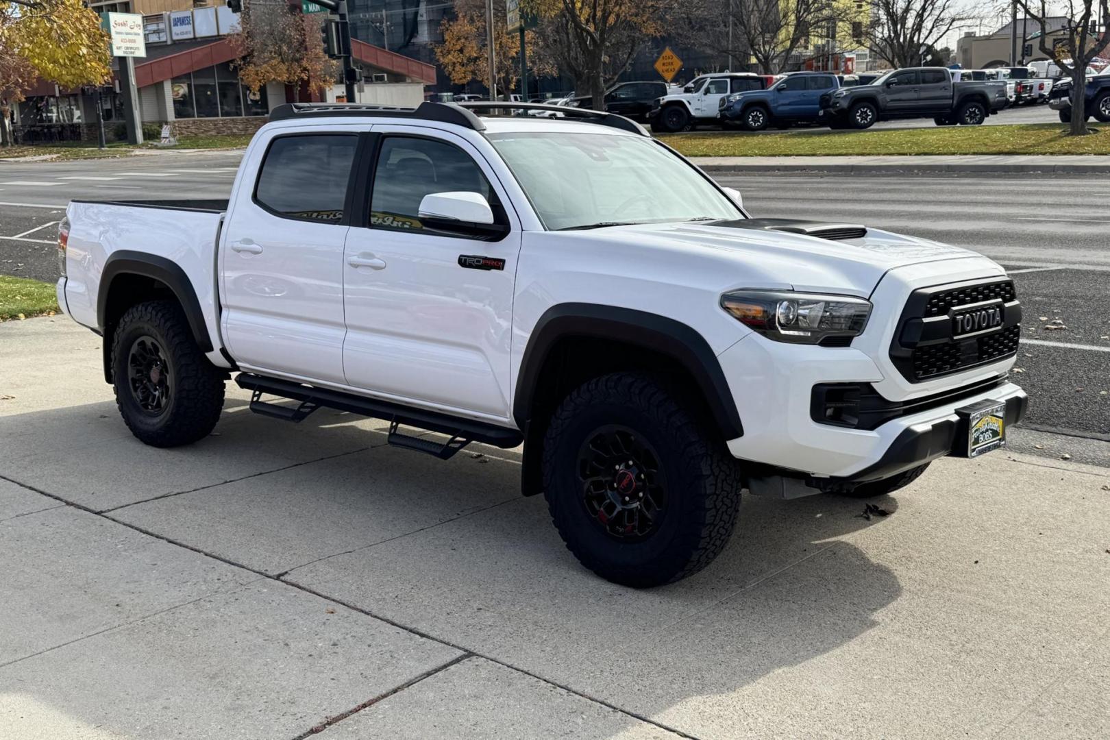 2019 Super White /Black Toyota Tacoma TRD PRO (5TFCZ5AN2KX) with an V6 3.5 Liter engine, Automatic 6 Speed transmission, located at 2304 W. Main St., Boise, ID, 83702, (208) 342-7777, 43.622105, -116.218658 - Hard To Find! Great To Own! - Photo#2