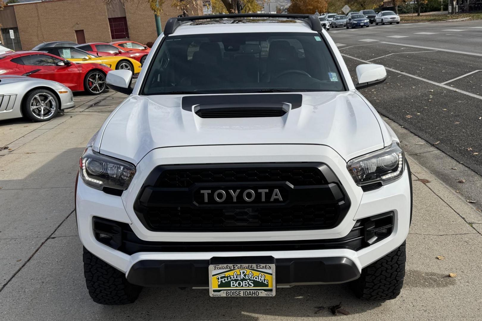 2019 Super White /Black Toyota Tacoma TRD PRO (5TFCZ5AN2KX) with an V6 3.5 Liter engine, Automatic 6 Speed transmission, located at 2304 W. Main St., Boise, ID, 83702, (208) 342-7777, 43.622105, -116.218658 - Hard To Find! Great To Own! - Photo#3