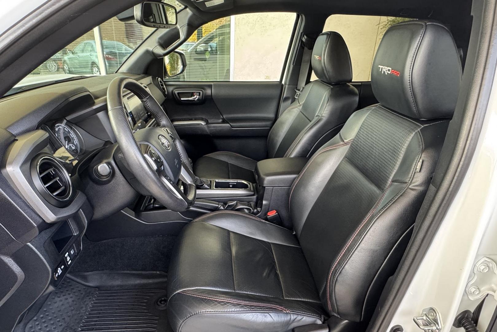 2019 Super White /Black Toyota Tacoma TRD PRO (5TFCZ5AN2KX) with an V6 3.5 Liter engine, Automatic 6 Speed transmission, located at 2304 W. Main St., Boise, ID, 83702, (208) 342-7777, 43.622105, -116.218658 - Hard To Find! Great To Own! - Photo#13