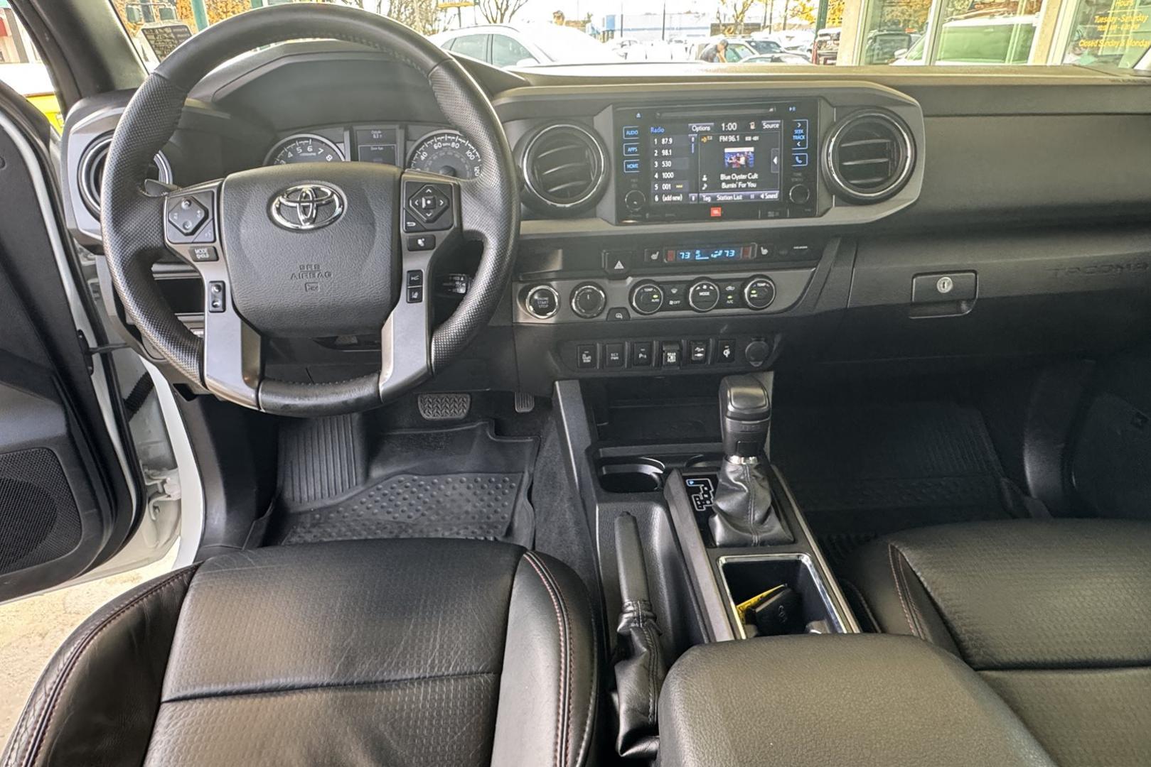 2019 Super White /Black Toyota Tacoma TRD PRO (5TFCZ5AN2KX) with an V6 3.5 Liter engine, Automatic 6 Speed transmission, located at 2304 W. Main St., Boise, ID, 83702, (208) 342-7777, 43.622105, -116.218658 - Hard To Find! Great To Own! - Photo#15