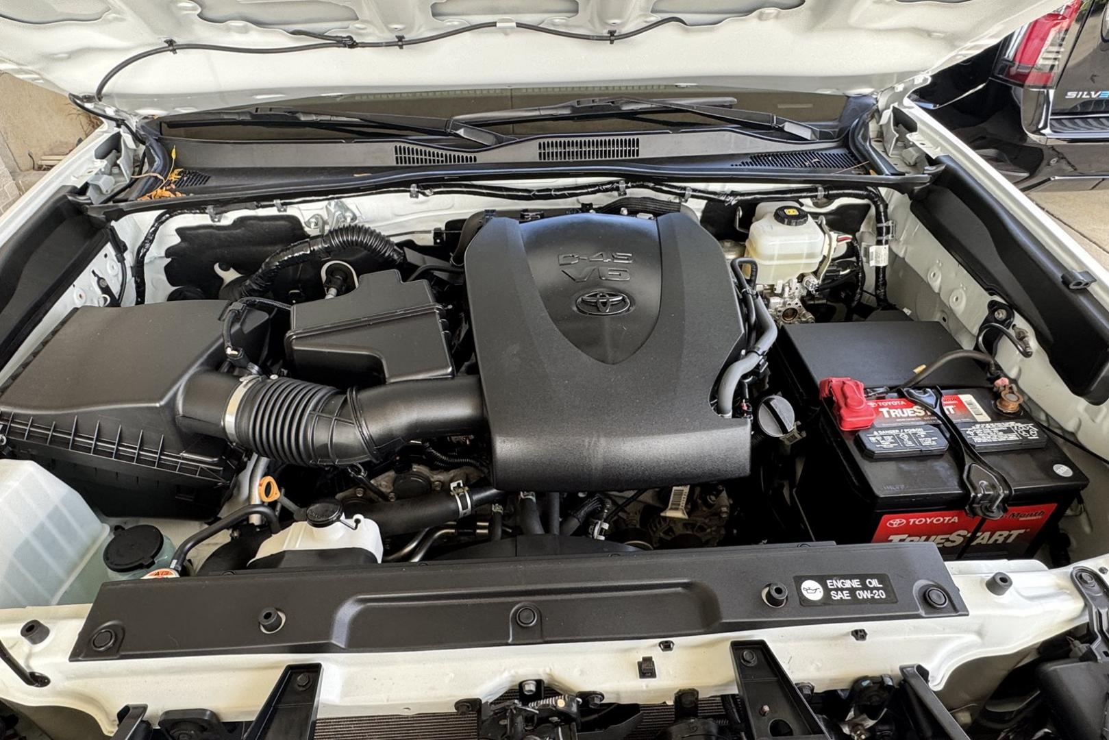 2019 Super White /Black Toyota Tacoma TRD PRO (5TFCZ5AN2KX) with an V6 3.5 Liter engine, Automatic 6 Speed transmission, located at 2304 W. Main St., Boise, ID, 83702, (208) 342-7777, 43.622105, -116.218658 - Hard To Find! Great To Own! - Photo#17