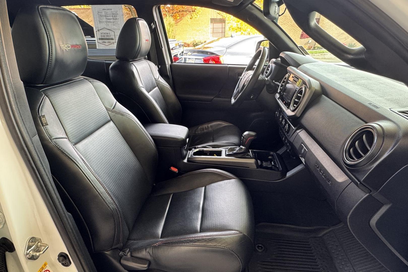 2019 Super White /Black Toyota Tacoma TRD PRO (5TFCZ5AN2KX) with an V6 3.5 Liter engine, Automatic 6 Speed transmission, located at 2304 W. Main St., Boise, ID, 83702, (208) 342-7777, 43.622105, -116.218658 - Hard To Find! Great To Own! - Photo#20