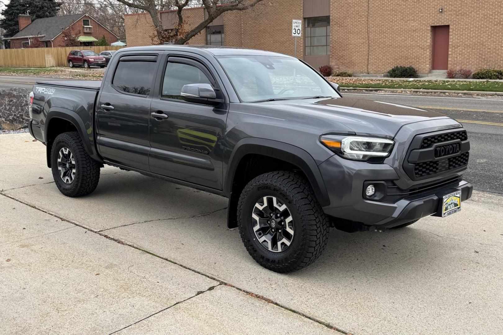 2023 Magnetite Gray Metallic /Black Toyota Tacoma TRD Off Road (3TMCZ5AN0PM) with an V6 3.5 Liter engine, Automatic 6 Speed transmission, located at 2304 W. Main St., Boise, ID, 83702, (208) 342-7777, 43.622105, -116.218658 - Own The Legend! - Photo#3