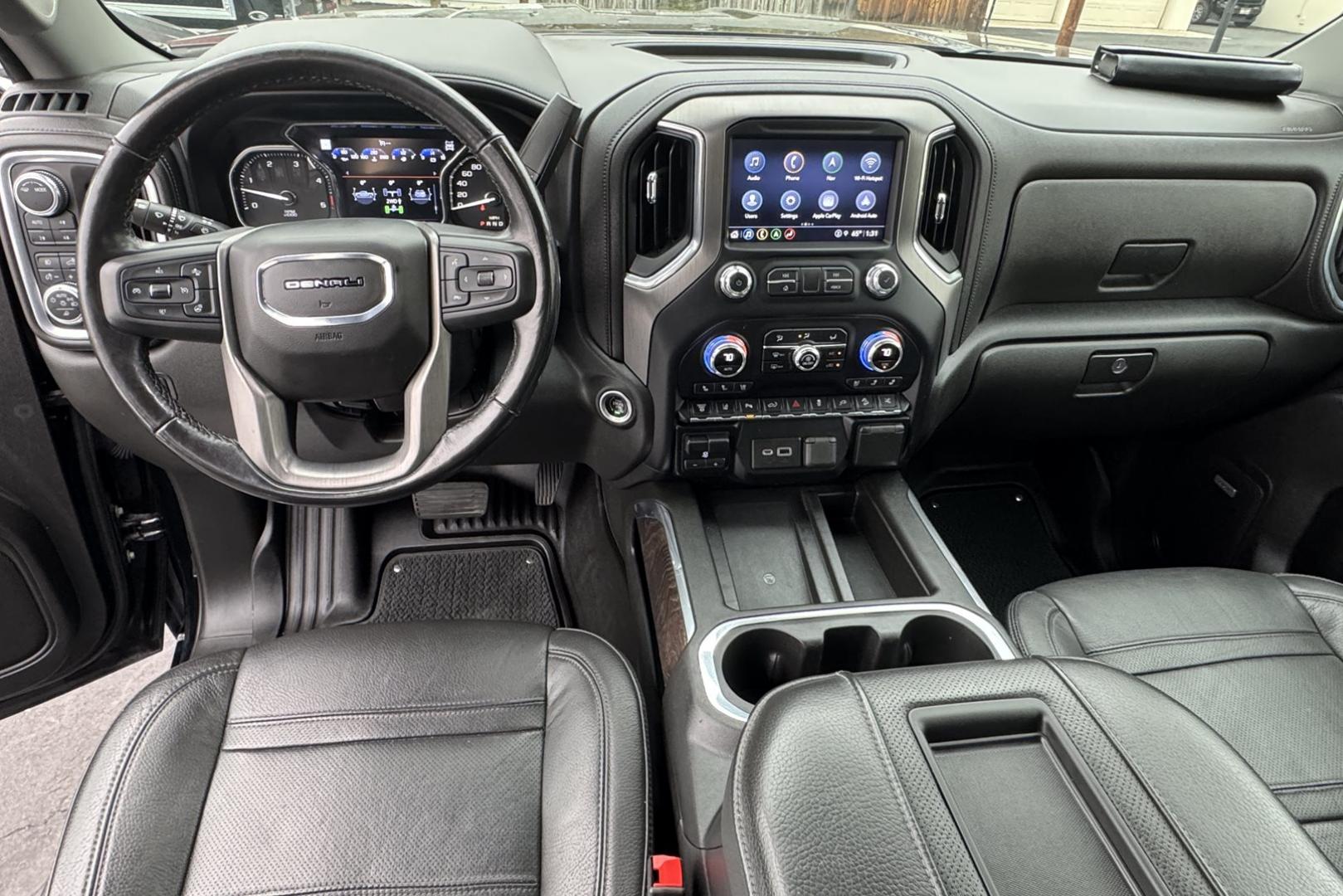 2022 Black /Jet Black GMC Sierra 3500HD Denali (1GT49WEY8NF) with an V8 6.6 Liter Duramax Turbo Diesel engine, Automatic 10 Speed Allison transmission, located at 2304 W. Main St., Boise, ID, 83702, (208) 342-7777, 43.622105, -116.218658 - Photo#21