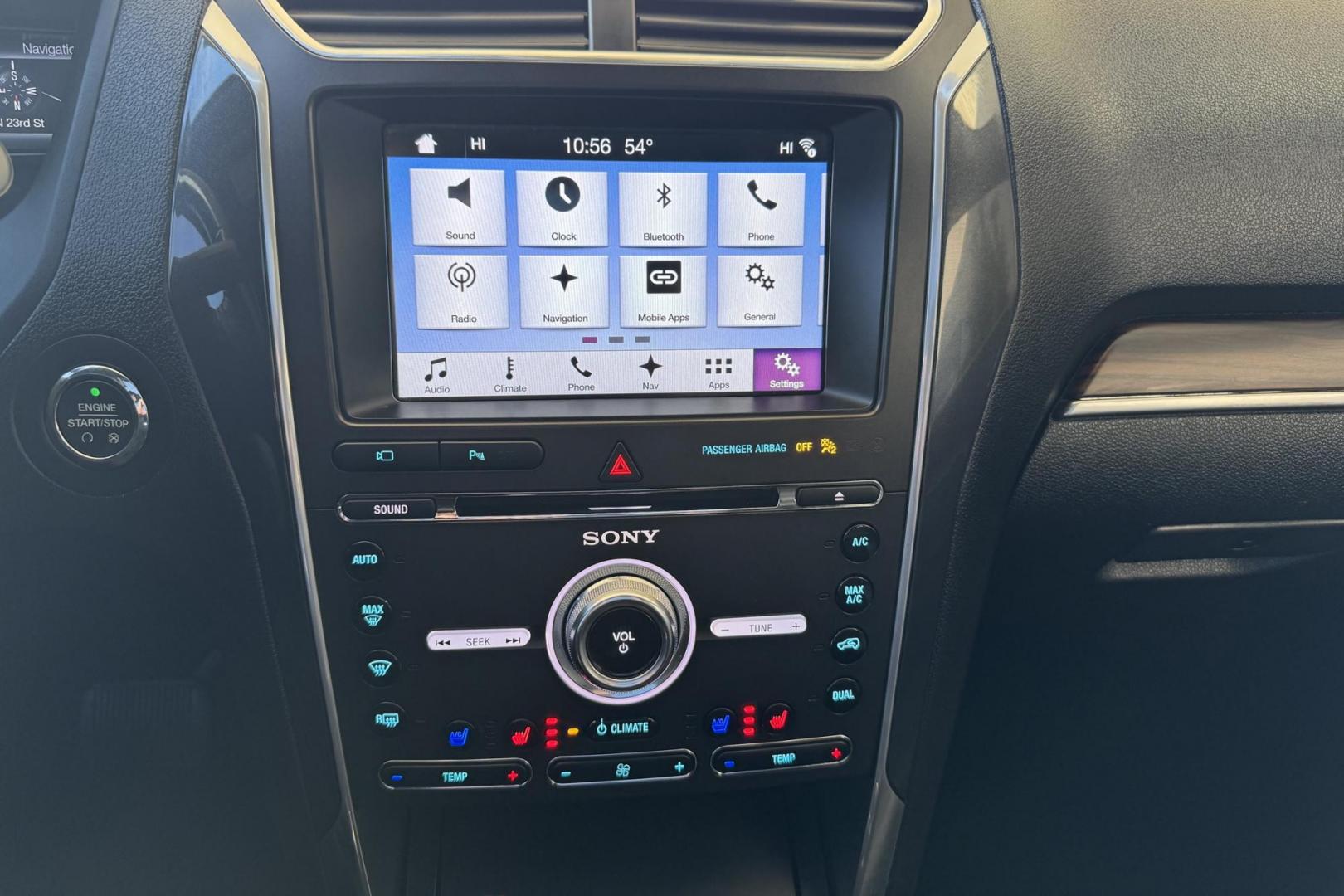 2017 Black /Black Ford Explorer Limited (1FM5K8F8XHG) with an V6 3.5 Liter engine, Automatic 6 Speed transmission, located at 2304 W. Main St., Boise, ID, 83702, (208) 342-7777, 43.622105, -116.218658 - New Tires! 7 Passenger! Highly Optioned! - Photo#8