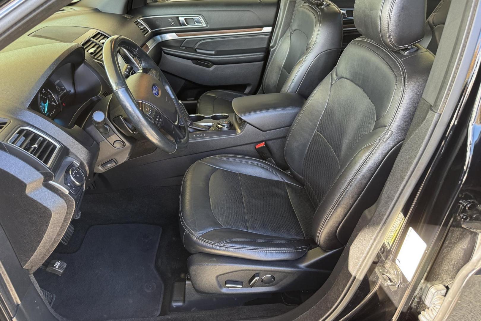 2017 Black /Black Ford Explorer Limited (1FM5K8F8XHG) with an V6 3.5 Liter engine, Automatic 6 Speed transmission, located at 2304 W. Main St., Boise, ID, 83702, (208) 342-7777, 43.622105, -116.218658 - New Tires! 7 Passenger! Highly Optioned! - Photo#14