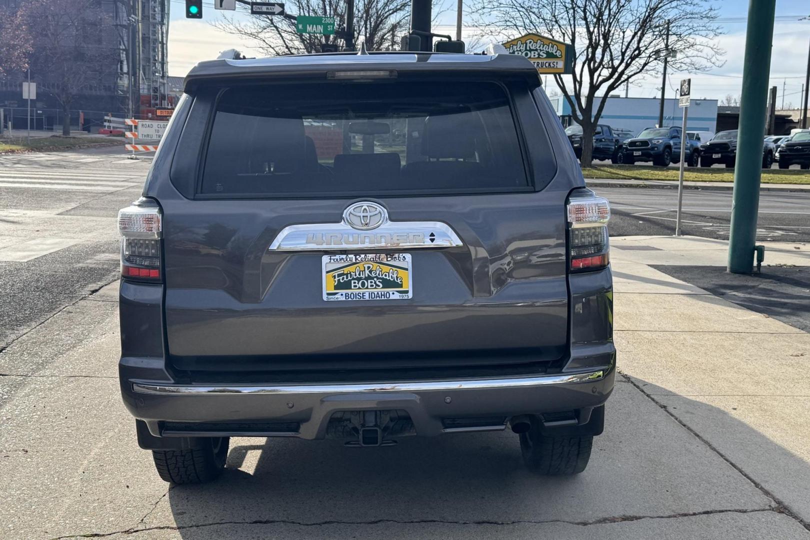 2018 Gray /Black Toyota 4Runner Limited (JTEBU5JR5J5) with an V6 4.0 Liter engine, Automatic transmission, located at 2304 W. Main St., Boise, ID, 83702, (208) 342-7777, 43.622105, -116.218658 - New Tires! Smooth Ride! - Photo#1