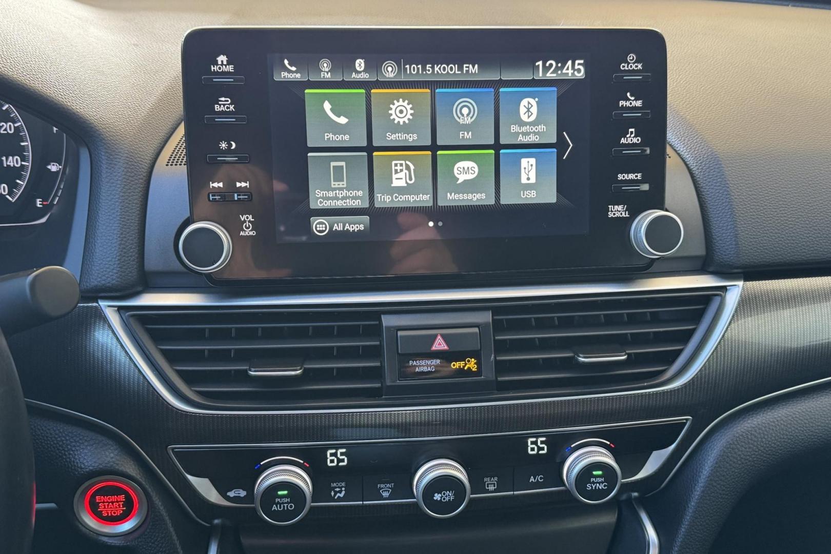 2019 Black /Black Honda Accord Sport (1HGCV1F38KA) with an 4 Cyl 1.5 Liter Turbo engine, Automatic transmission, located at 2304 W. Main St., Boise, ID, 83702, (208) 342-7777, 43.622105, -116.218658 - New Tires! Great Fuel Economy! Fun To Drive! - Photo#5