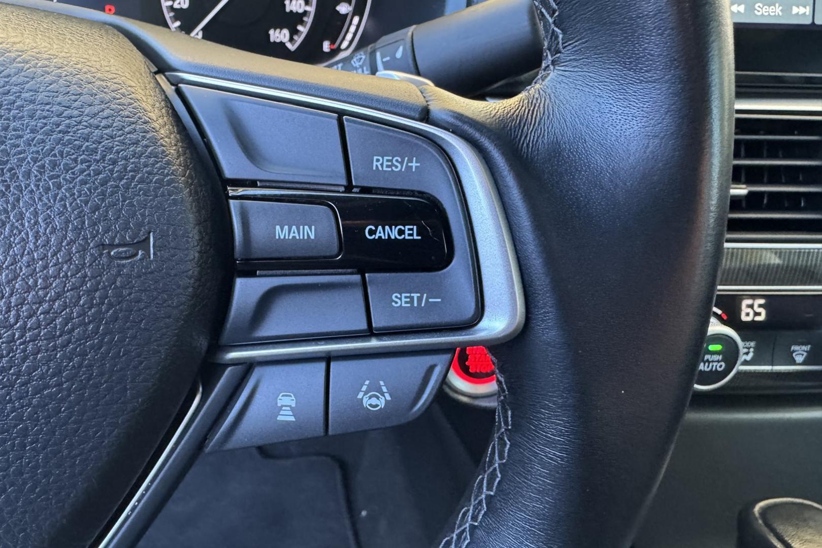 2019 Black /Black Honda Accord Sport (1HGCV1F38KA) with an 4 Cyl 1.5 Liter Turbo engine, Automatic transmission, located at 2304 W. Main St., Boise, ID, 83702, (208) 342-7777, 43.622105, -116.218658 - New Tires! Great Fuel Economy! Fun To Drive! - Photo#9