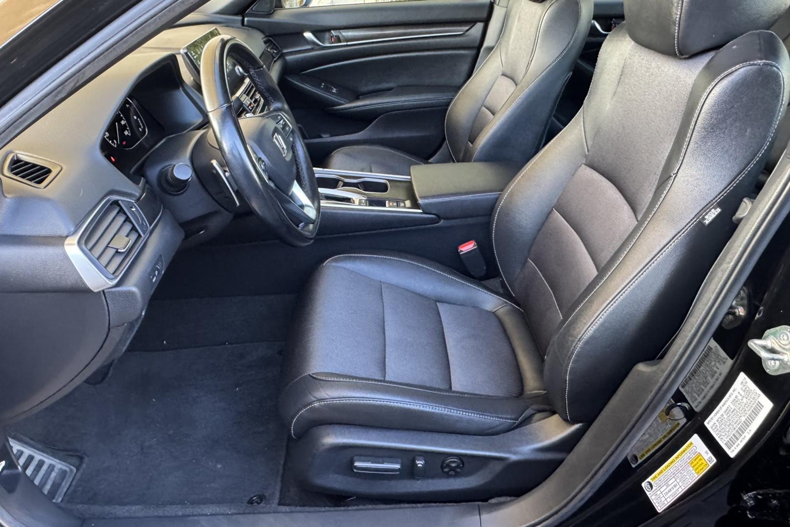 2019 Black /Black Honda Accord Sport (1HGCV1F38KA) with an 4 Cyl 1.5 Liter Turbo engine, Automatic transmission, located at 2304 W. Main St., Boise, ID, 83702, (208) 342-7777, 43.622105, -116.218658 - New Tires! Great Fuel Economy! Fun To Drive! - Photo#12