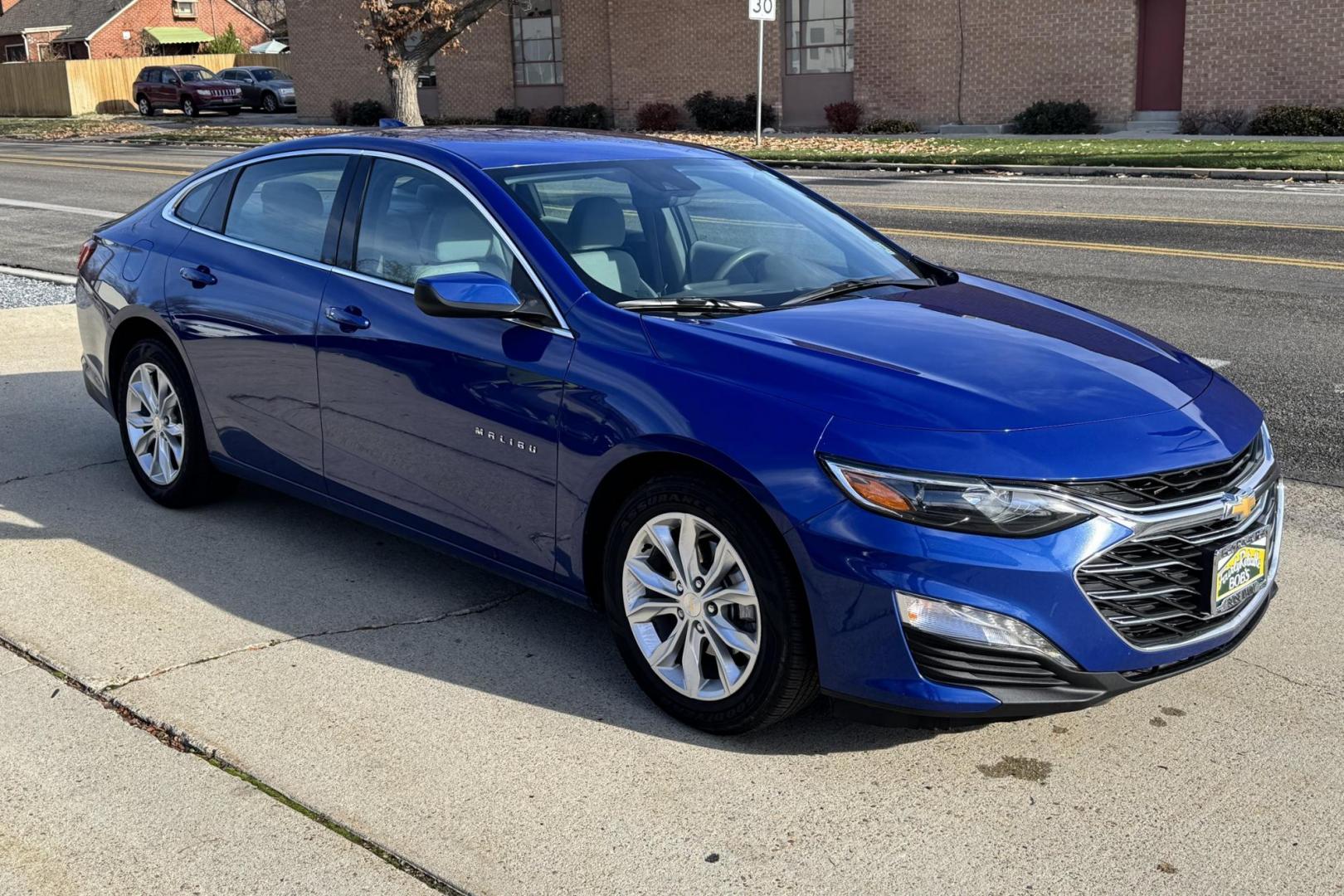 2023 Riverside Blue Metallic /Medium Gray Chevrolet Malibu LT (1G1ZD5ST5PF) with an 4 Cyl 1.5 Liter Turbo engine, Automatic transmission, located at 2304 W. Main St., Boise, ID, 83702, (208) 342-7777, 43.622105, -116.218658 - Photo#2