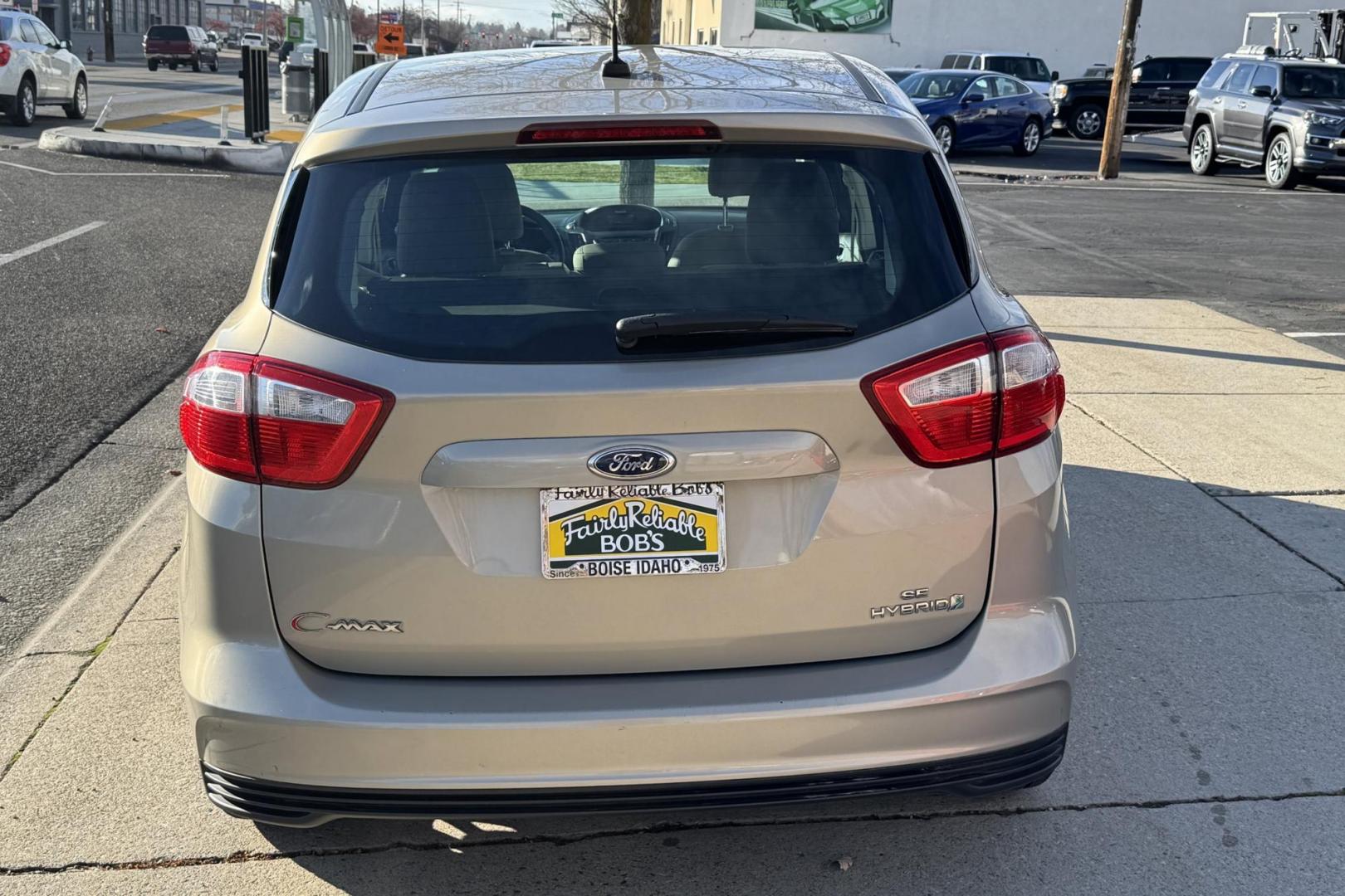 2015 Tectonic Silver Metallic /Camel Ford C-Max SE (1FADP5AU3FL) with an 4 Cyl 2.0 Liter Hybrid engine, Automatic transmission, located at 2304 W. Main St., Boise, ID, 83702, (208) 342-7777, 43.622105, -116.218658 - New Tires! Great Fuel Economy! - Photo#1