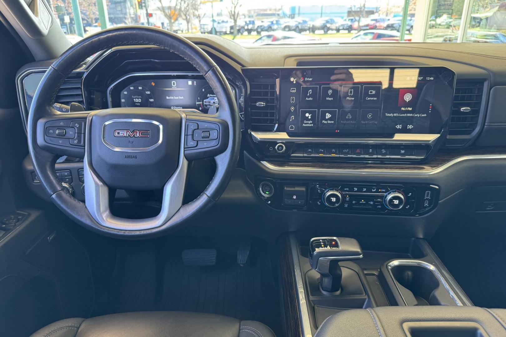 2022 Summit White /Jet Black GMC Sierra 1500 Elevation (1GTUUCED4NZ) with an V8 5.3 Liter engine, Automatic 10 Speed transmission, located at 2304 W. Main St., Boise, ID, 83702, (208) 342-7777, 43.622105, -116.218658 - New Tires! Well Optioned And Clean! - Photo#26