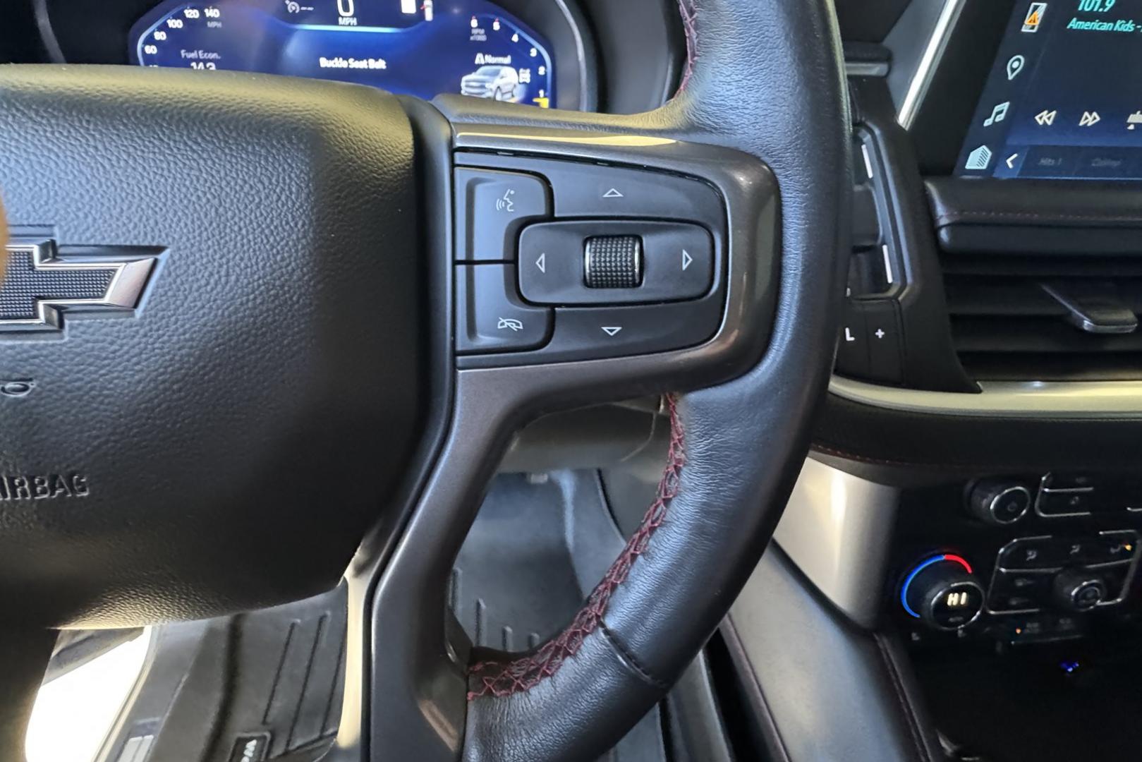 2022 Satin Steel Metallic /Jet Black Chevrolet Tahoe RST (1GNSKRKT1NR) with an 6 Cyl 3.0 Liter Turbo Diesel engine, Automatic 10 Speed transmission, located at 2304 W. Main St., Boise, ID, 83702, (208) 342-7777, 43.622105, -116.218658 - Seats 7! Duramax Powered Tahoe! New Wheels And Tires! - Photo#9