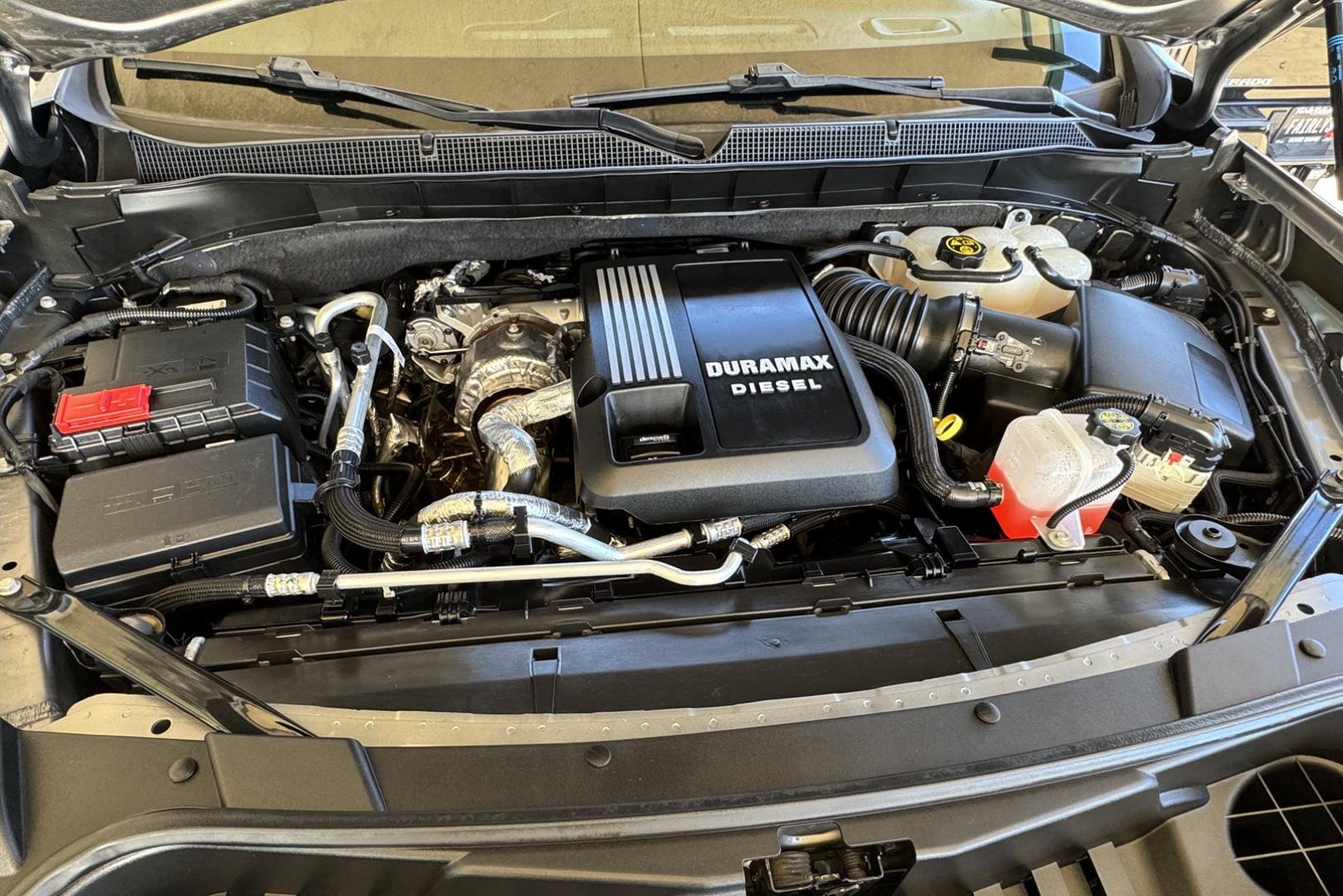 2022 Satin Steel Metallic /Jet Black Chevrolet Tahoe RST (1GNSKRKT1NR) with an 6 Cyl 3.0 Liter Turbo Diesel engine, Automatic 10 Speed transmission, located at 2304 W. Main St., Boise, ID, 83702, (208) 342-7777, 43.622105, -116.218658 - Seats 7! Duramax Powered Tahoe! New Wheels And Tires! - Photo#24