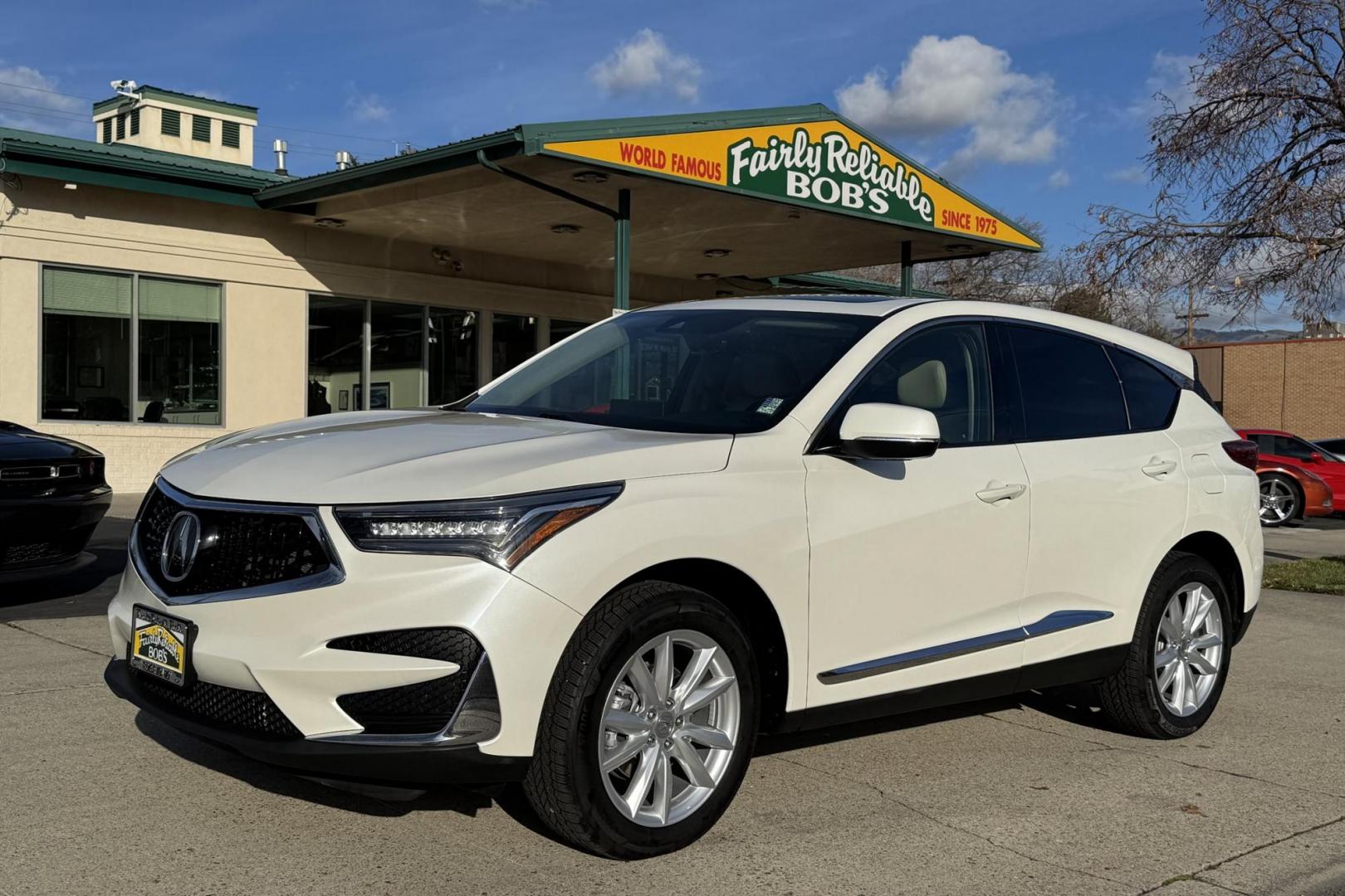 2019 White Diamond Pearl /Parchment Acura RDX SH-AWD (5J8TC2H37KL) with an 4 Cyl 2.0 Liter Turbo engine, Automatic 10 Speed transmission, located at 2304 W. Main St., Boise, ID, 83702, (208) 342-7777, 43.622105, -116.218658 - Highly Optioned And Fun To Drive! - Photo#0