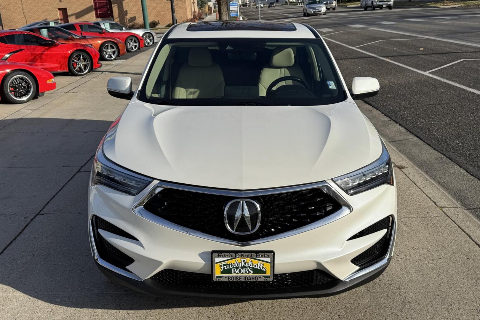2019 White Diamond Pearl /Parchment Acura RDX SH-AWD (5J8TC2H37KL) with an 4 Cyl 2.0 Liter Turbo engine, Automatic 10 Speed transmission, located at 2304 W. Main St., Boise, ID, 83702, (208) 342-7777, 43.622105, -116.218658 - Highly Optioned And Fun To Drive! - Photo#3