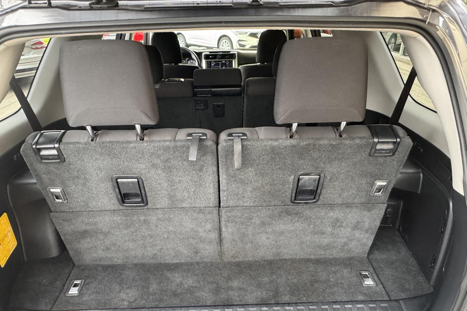 2021 Magnetite Gray Metallic /Black Toyota 4Runner SR5 (JTEEU5JR8M5) with an V6 4.0 Liter engine, Automatic transmission, located at 2304 W. Main St., Boise, ID, 83702, (208) 342-7777, 43.622105, -116.218658 - 3rd Row Seating! Two Wheel Drive! Clean! - Photo#17