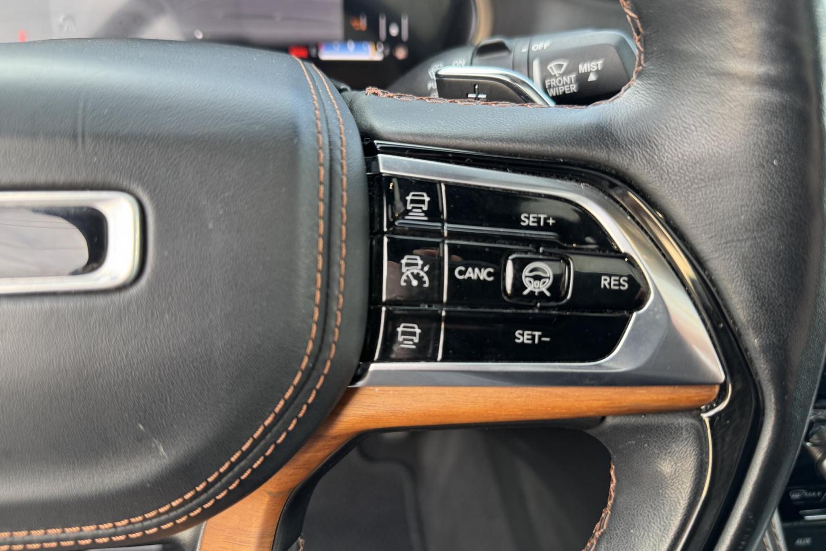 2021 Bright White Clear /Global Black Jeep Grand Cherokee L Summit Reserve (1C4RJKEG4M8) with an V6 3.6 Liter engine, Automatic 8 Speed transmission, located at 2304 W. Main St., Boise, ID, 83702, (208) 342-7777, 43.622105, -116.218658 - Massaging Seats! Highly Optioned! Loaded With Safety And Comfort Features! - Photo#20