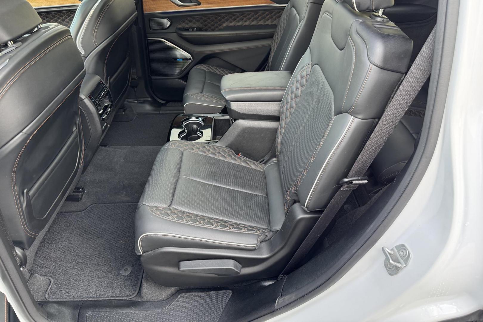 2021 Bright White Clear /Global Black Jeep Grand Cherokee L Summit Reserve (1C4RJKEG4M8) with an V6 3.6 Liter engine, Automatic 8 Speed transmission, located at 2304 W. Main St., Boise, ID, 83702, (208) 342-7777, 43.622105, -116.218658 - Massaging Seats! Highly Optioned! Loaded With Safety And Comfort Features! - Photo#24