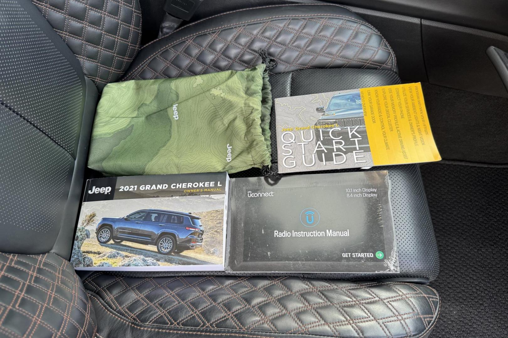 2021 Bright White Clear /Global Black Jeep Grand Cherokee L Summit Reserve (1C4RJKEG4M8) with an V6 3.6 Liter engine, Automatic 8 Speed transmission, located at 2304 W. Main St., Boise, ID, 83702, (208) 342-7777, 43.622105, -116.218658 - Massaging Seats! Highly Optioned! Loaded With Safety And Comfort Features! - Photo#31