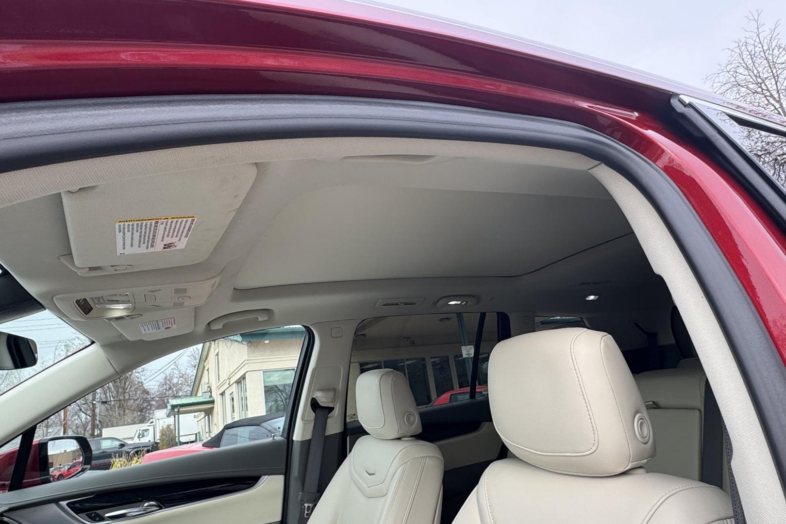 2024 Crystal Red /Cashmere Cadillac XT6 Premium Luxury (1GYKPDRS2RZ) with an V6 3.5 Liter engine, Automatic 9 Speed transmission, located at 2304 W. Main St., Boise, ID, 83702, (208) 342-7777, 43.622105, -116.218658 - 7 Passenger! Power Rear Third Row! Push Button Fold Down Second Row! Ready To Go! - Photo#4