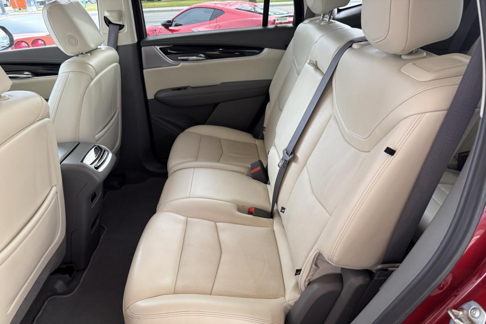 2024 Crystal Red /Cashmere Cadillac XT6 Premium Luxury (1GYKPDRS2RZ) with an V6 3.5 Liter engine, Automatic 9 Speed transmission, located at 2304 W. Main St., Boise, ID, 83702, (208) 342-7777, 43.622105, -116.218658 - 7 Passenger! Power Rear Third Row! Push Button Fold Down Second Row! Ready To Go! - Photo#10