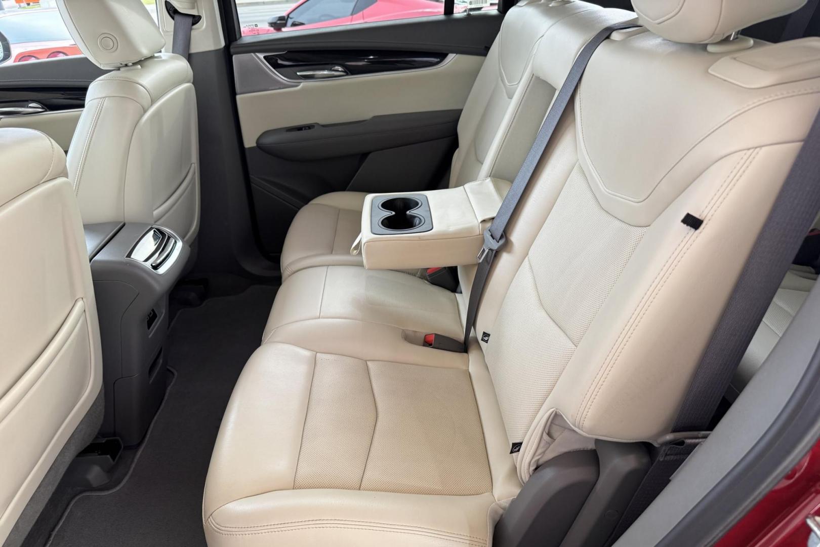 2024 Crystal Red /Cashmere Cadillac XT6 Premium Luxury (1GYKPDRS2RZ) with an V6 3.5 Liter engine, Automatic 9 Speed transmission, located at 2304 W. Main St., Boise, ID, 83702, (208) 342-7777, 43.622105, -116.218658 - 7 Passenger! Power Rear Third Row! Push Button Fold Down Second Row! Ready To Go! - Photo#12