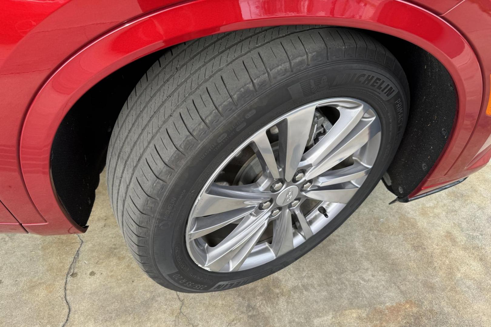 2024 Crystal Red /Cashmere Cadillac XT6 Premium Luxury (1GYKPDRS2RZ) with an V6 3.5 Liter engine, Automatic 9 Speed transmission, located at 2304 W. Main St., Boise, ID, 83702, (208) 342-7777, 43.622105, -116.218658 - 7 Passenger! Power Rear Third Row! Push Button Fold Down Second Row! Ready To Go! - Photo#22