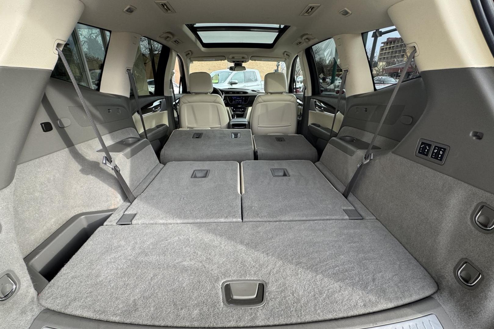 2024 Crystal Red /Cashmere Cadillac XT6 Premium Luxury (1GYKPDRS2RZ) with an V6 3.5 Liter engine, Automatic 9 Speed transmission, located at 2304 W. Main St., Boise, ID, 83702, (208) 342-7777, 43.622105, -116.218658 - 7 Passenger! Power Rear Third Row! Push Button Fold Down Second Row! Ready To Go! - Photo#26