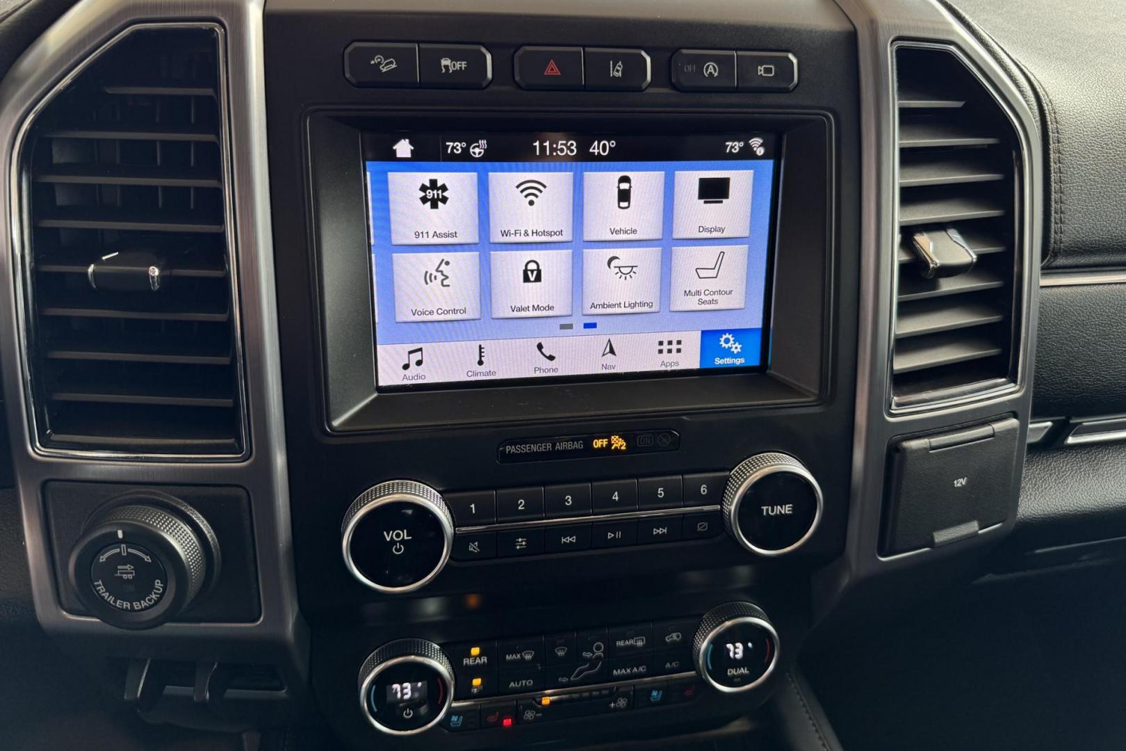 2019 White /Black Ford Expedition Max Platinum (1FMJK1MT9KE) with an V6 3.5 Liter Twin Turbo engine, Automatic 10 Speed transmission, located at 2304 W. Main St., Boise, ID, 83702, (208) 342-7777, 43.622105, -116.218658 - 7 Passenger! 4 Captains Chairs! Loaded With Comfort And Safety Features! - Photo#7