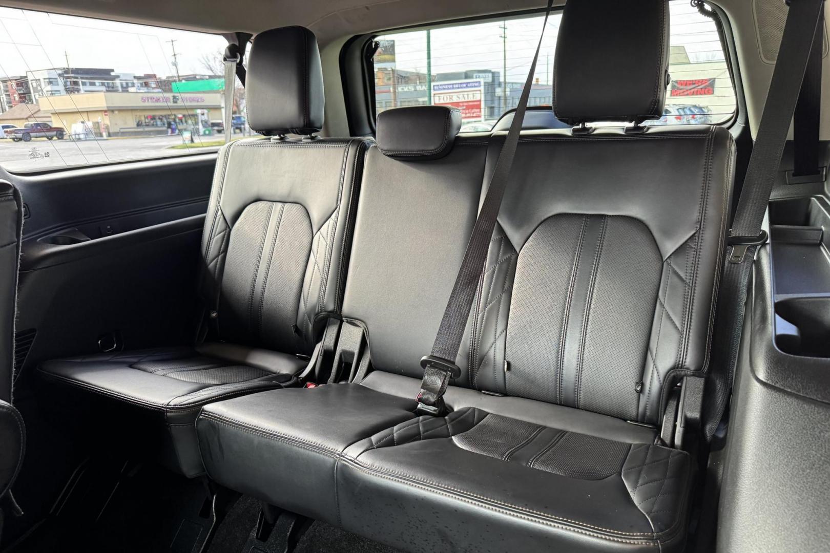 2019 White /Black Ford Expedition Max Platinum (1FMJK1MT9KE) with an V6 3.5 Liter Twin Turbo engine, Automatic 10 Speed transmission, located at 2304 W. Main St., Boise, ID, 83702, (208) 342-7777, 43.622105, -116.218658 - 7 Passenger! 4 Captains Chairs! Loaded With Comfort And Safety Features! - Photo#28