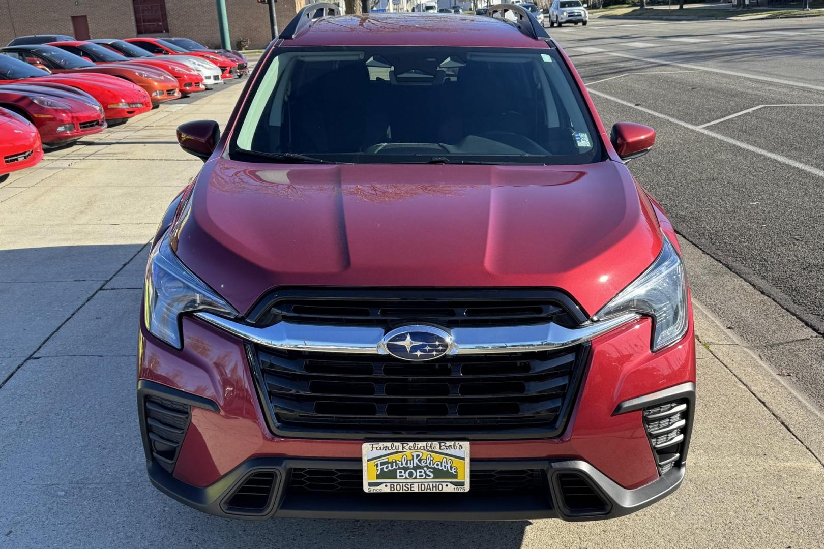 2024 Crimson Red Pearl /Black Subaru Ascent Premium (4S4WMAED9R3) with an H4 2.4 Liter Turbo engine, Automatic transmission, located at 2304 W. Main St., Boise, ID, 83702, (208) 342-7777, 43.622105, -116.218658 - 7 Passenger! Great In The Snow! Remaining Factory Warranty! - Photo#3