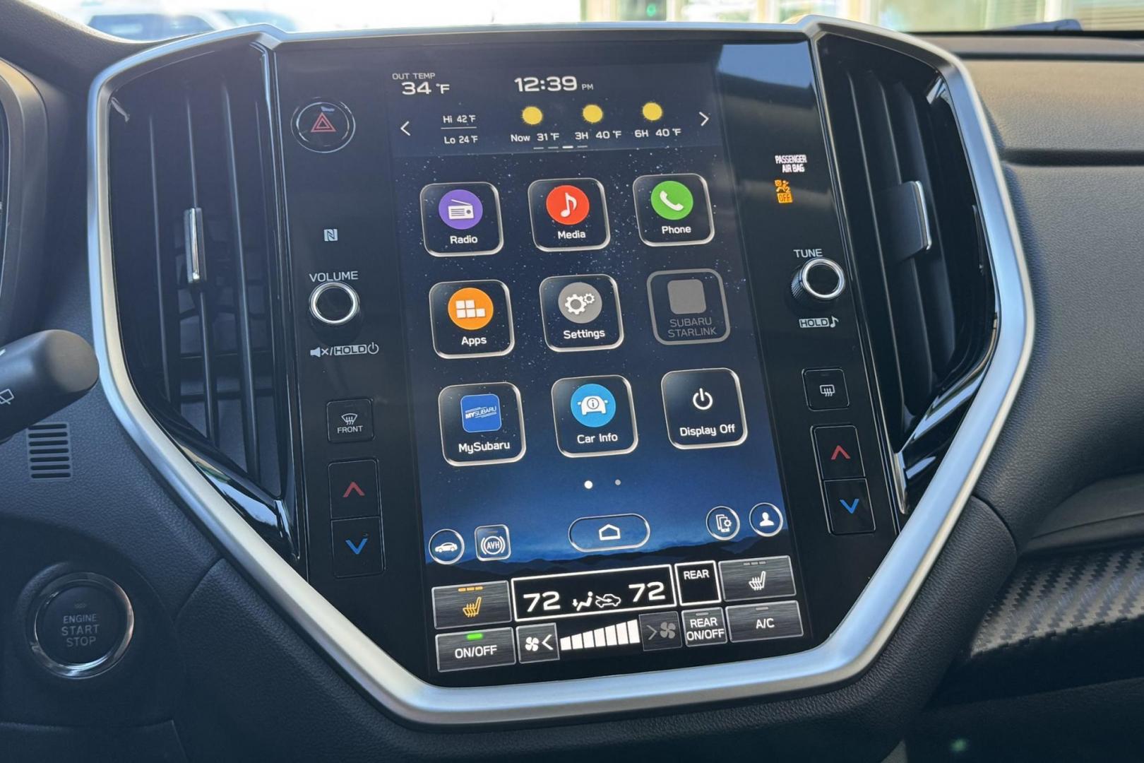 2024 Crimson Red Pearl /Black Subaru Ascent Premium (4S4WMAED9R3) with an H4 2.4 Liter Turbo engine, Automatic transmission, located at 2304 W. Main St., Boise, ID, 83702, (208) 342-7777, 43.622105, -116.218658 - 7 Passenger! Great In The Snow! Remaining Factory Warranty! - Photo#4