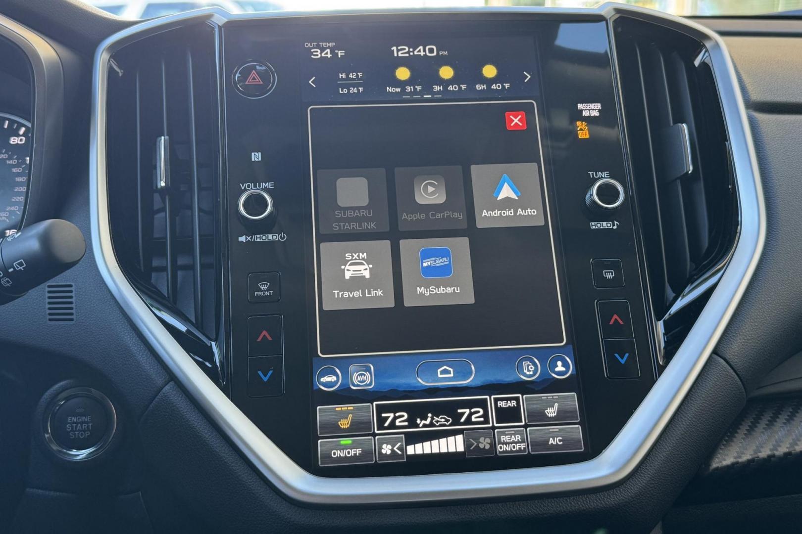 2024 Crimson Red Pearl /Black Subaru Ascent Premium (4S4WMAED9R3) with an H4 2.4 Liter Turbo engine, Automatic transmission, located at 2304 W. Main St., Boise, ID, 83702, (208) 342-7777, 43.622105, -116.218658 - 7 Passenger! Great In The Snow! Remaining Factory Warranty! - Photo#7