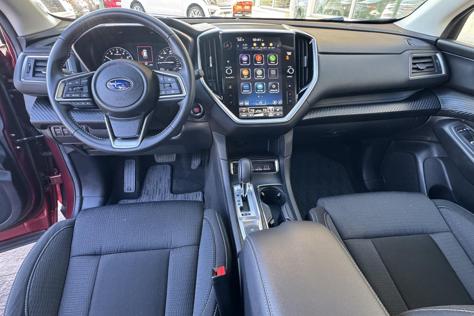 2024 Crimson Red Pearl /Black Subaru Ascent Premium (4S4WMAED9R3) with an H4 2.4 Liter Turbo engine, Automatic transmission, located at 2304 W. Main St., Boise, ID, 83702, (208) 342-7777, 43.622105, -116.218658 - 7 Passenger! Great In The Snow! Remaining Factory Warranty! - Photo#13