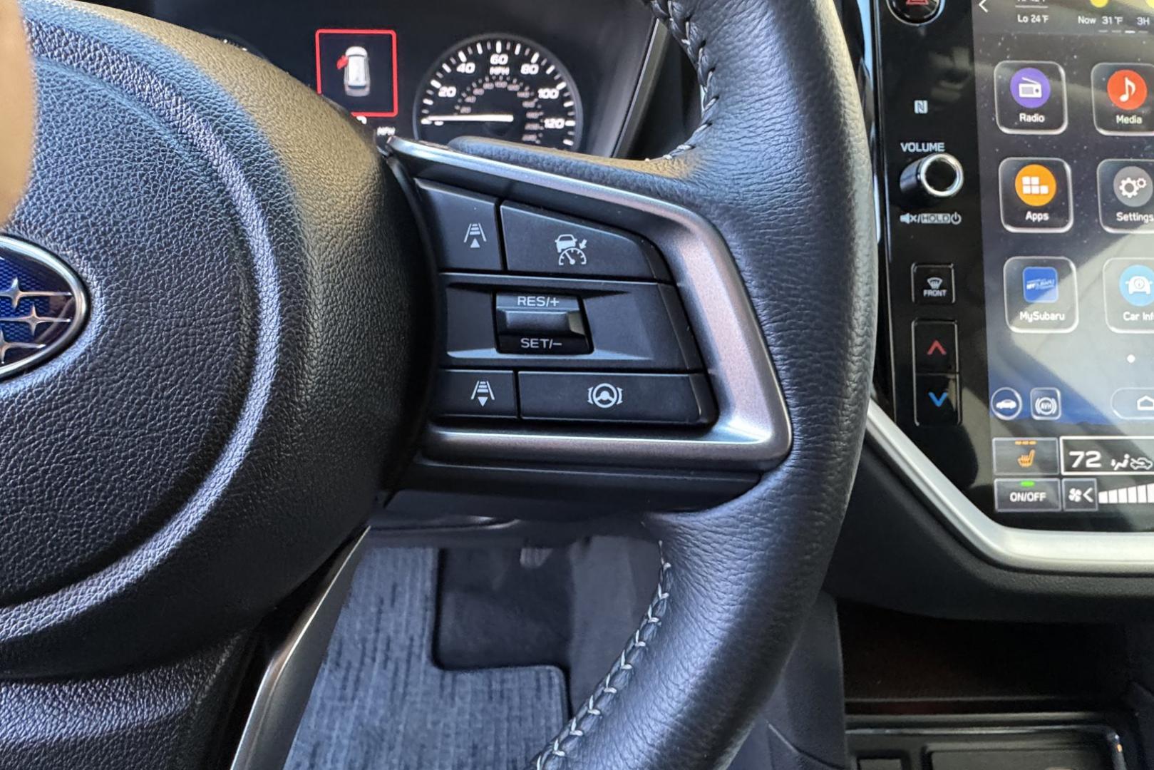 2024 Crimson Red Pearl /Black Subaru Ascent Premium (4S4WMAED9R3) with an H4 2.4 Liter Turbo engine, Automatic transmission, located at 2304 W. Main St., Boise, ID, 83702, (208) 342-7777, 43.622105, -116.218658 - 7 Passenger! Great In The Snow! Remaining Factory Warranty! - Photo#14