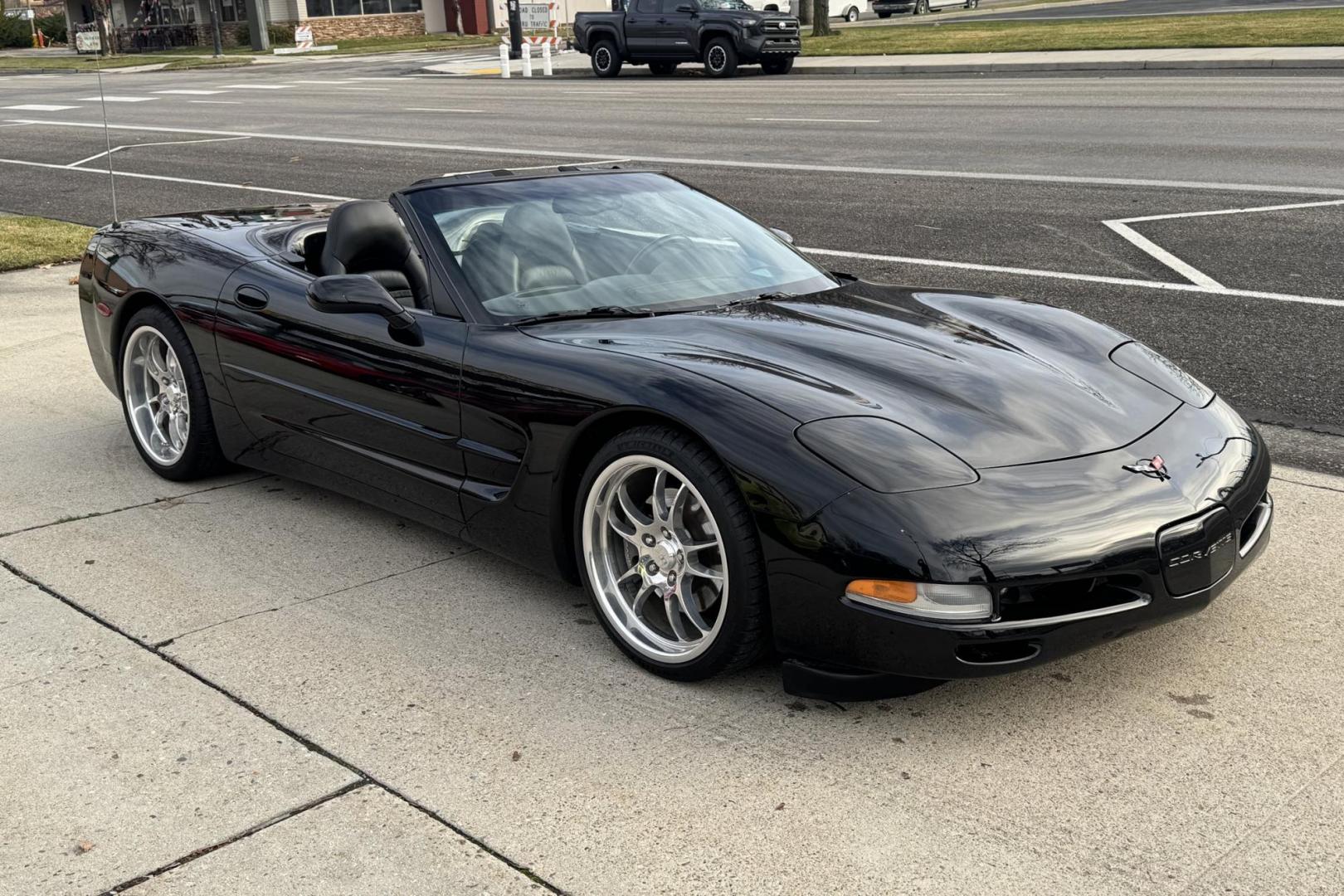 2001 Black /Black Chevrolet Corvette (1G1YY32G615) with an V8 5.7 Liter Supercharger engine, 6 Speed Manual transmission, located at 2304 W. Main St., Boise, ID, 83702, (208) 342-7777, 43.622105, -116.218658 - High Horse Power! Low Mileage, Supercharged And Clean! - Photo#2