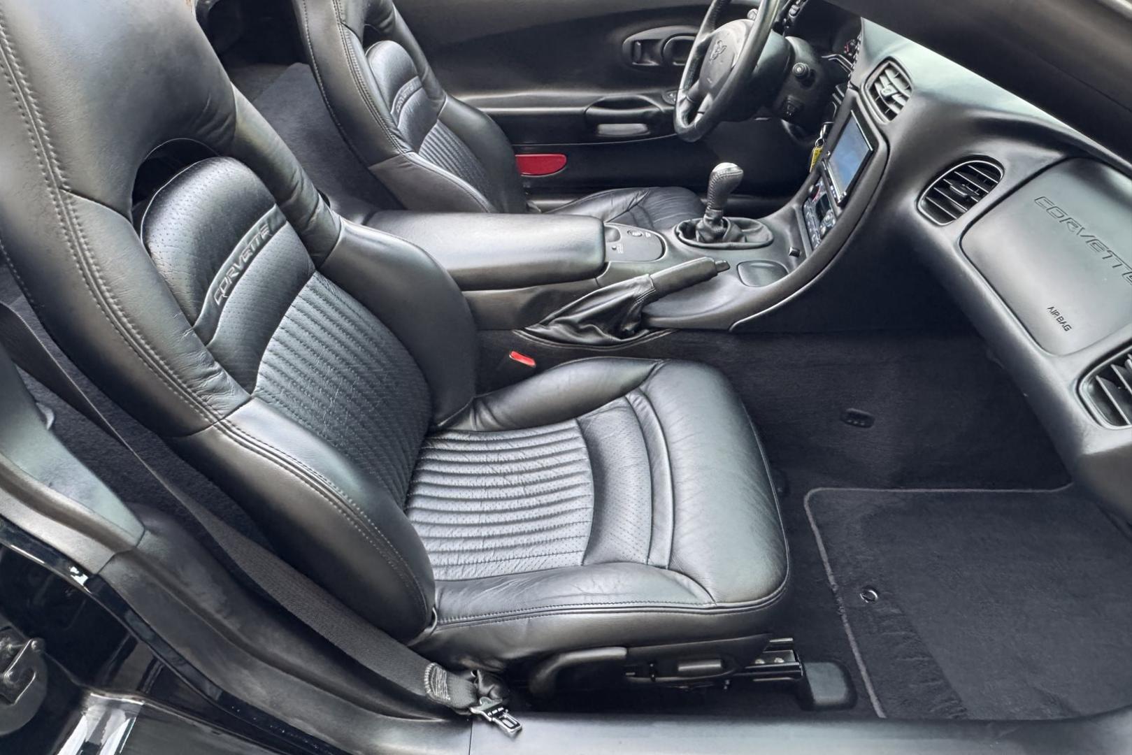 2001 Black /Black Chevrolet Corvette (1G1YY32G615) with an V8 5.7 Liter Supercharger engine, 6 Speed Manual transmission, located at 2304 W. Main St., Boise, ID, 83702, (208) 342-7777, 43.622105, -116.218658 - High Horse Power! Low Mileage, Supercharged And Clean! - Photo#11