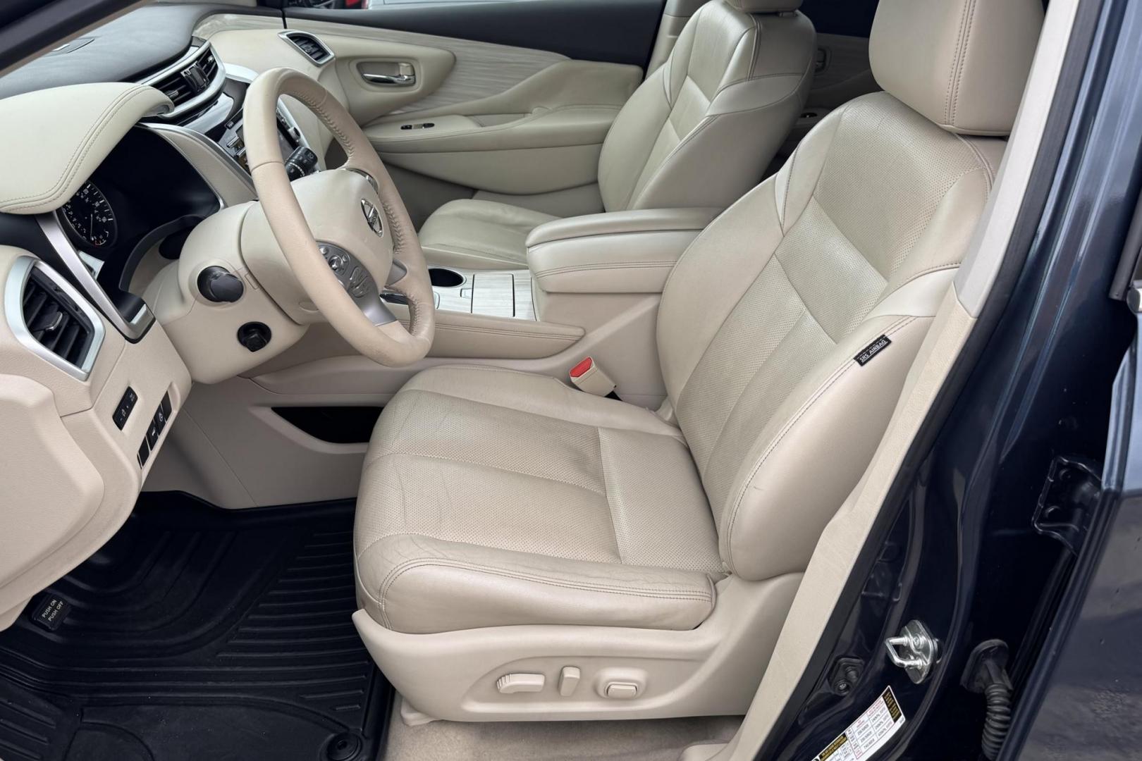 2015 Arctic Blue Metallic /Beige Nissan Murano Platinum (5N1AZ2MHXFN) with an V6 3.5 Liter engine, Automatic transmission, located at 2304 W. Main St., Boise, ID, 83702, (208) 342-7777, 43.622105, -116.218658 - Stunning And Highly Optioned! - Photo#7