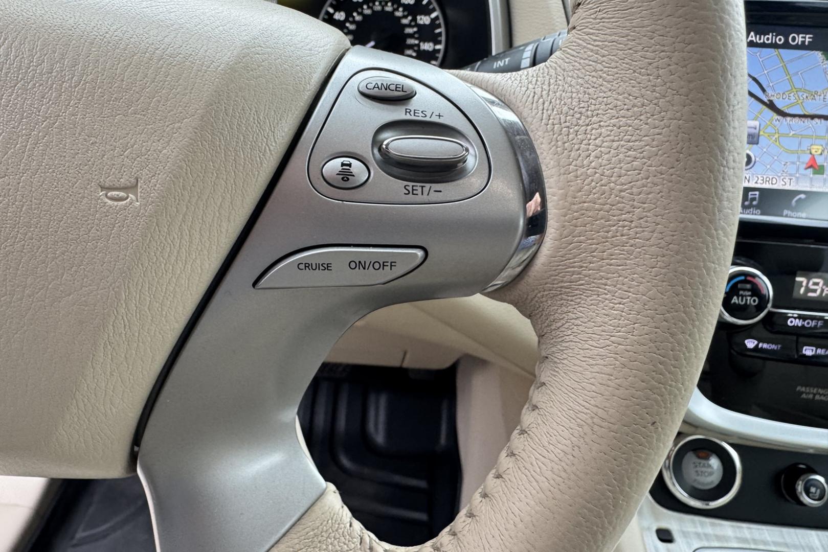 2015 Arctic Blue Metallic /Beige Nissan Murano Platinum (5N1AZ2MHXFN) with an V6 3.5 Liter engine, Automatic transmission, located at 2304 W. Main St., Boise, ID, 83702, (208) 342-7777, 43.622105, -116.218658 - Stunning And Highly Optioned! - Photo#13