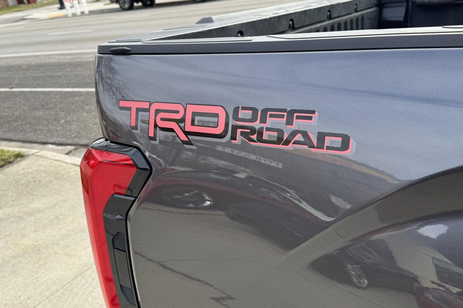 2022 Magnetic Gray Metallic /Black Toyota Tundra SR5 TRD Off Road (5TFLA5AA5NX) with an V6 3.5 Liter Twin Turbo engine, Automatic 10 Speed transmission, located at 2304 W. Main St., Boise, ID, 83702, (208) 342-7777, 43.622105, -116.218658 - Clean And Ready To Go! - Photo#4