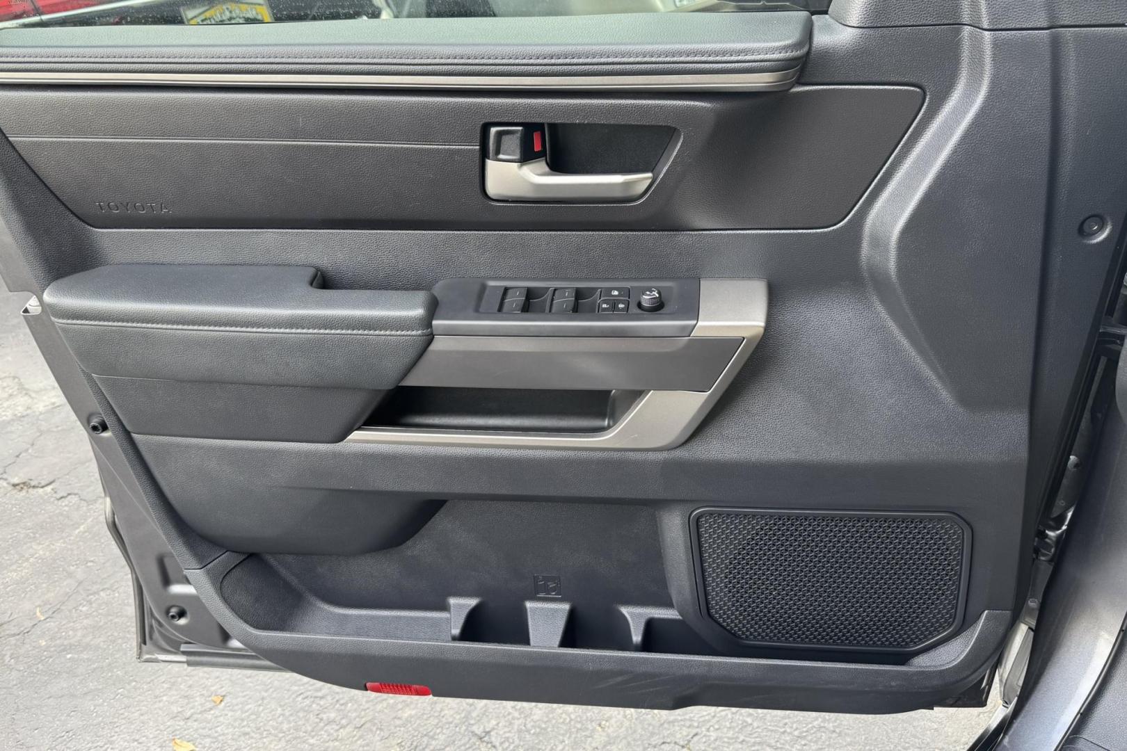 2022 Magnetic Gray Metallic /Black Toyota Tundra SR5 TRD Off Road (5TFLA5AA5NX) with an V6 3.5 Liter Twin Turbo engine, Automatic 10 Speed transmission, located at 2304 W. Main St., Boise, ID, 83702, (208) 342-7777, 43.622105, -116.218658 - Clean And Ready To Go! - Photo#6