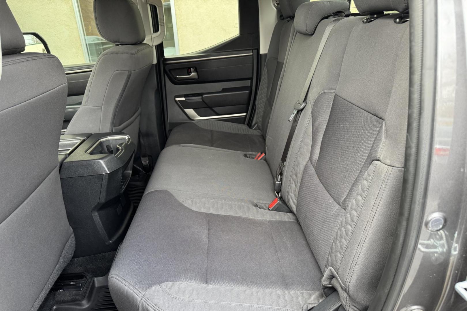 2022 Magnetic Gray Metallic /Black Toyota Tundra SR5 TRD Off Road (5TFLA5AA5NX) with an V6 3.5 Liter Twin Turbo engine, Automatic 10 Speed transmission, located at 2304 W. Main St., Boise, ID, 83702, (208) 342-7777, 43.622105, -116.218658 - Clean And Ready To Go! - Photo#11