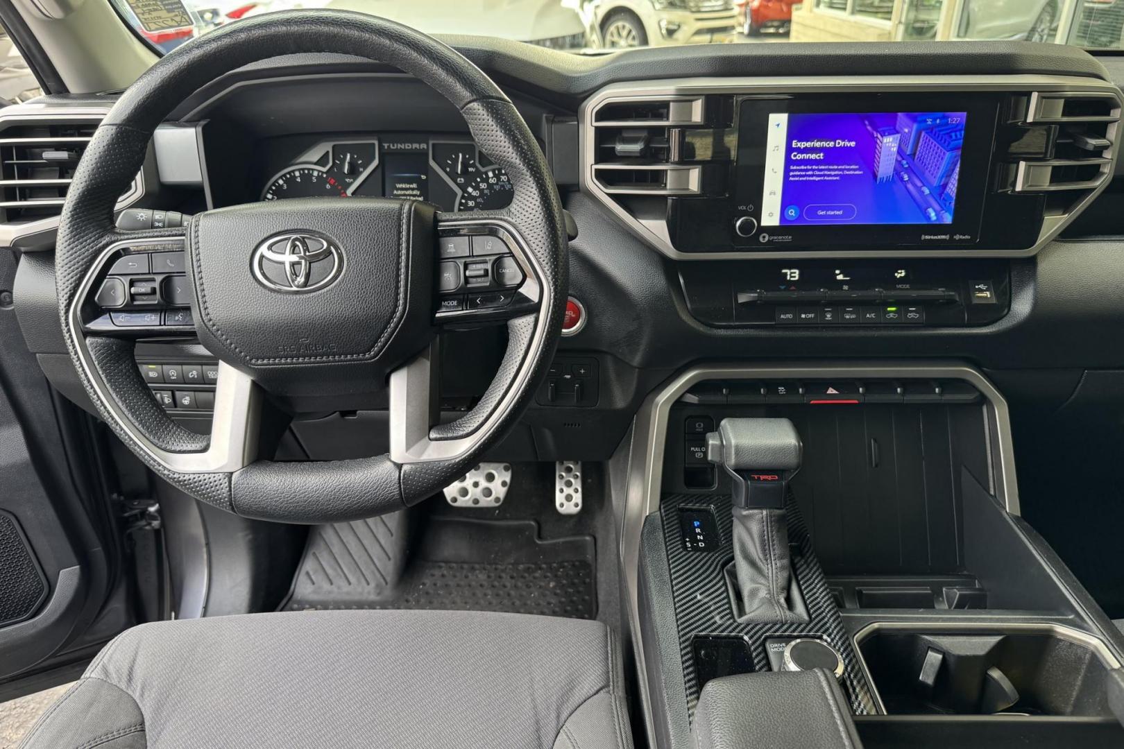 2022 Magnetic Gray Metallic /Black Toyota Tundra SR5 TRD Off Road (5TFLA5AA5NX) with an V6 3.5 Liter Twin Turbo engine, Automatic 10 Speed transmission, located at 2304 W. Main St., Boise, ID, 83702, (208) 342-7777, 43.622105, -116.218658 - Clean And Ready To Go! - Photo#12