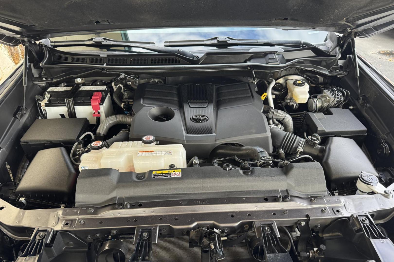 2022 Magnetic Gray Metallic /Black Toyota Tundra SR5 TRD Off Road (5TFLA5AA5NX) with an V6 3.5 Liter Twin Turbo engine, Automatic 10 Speed transmission, located at 2304 W. Main St., Boise, ID, 83702, (208) 342-7777, 43.622105, -116.218658 - Clean And Ready To Go! - Photo#14