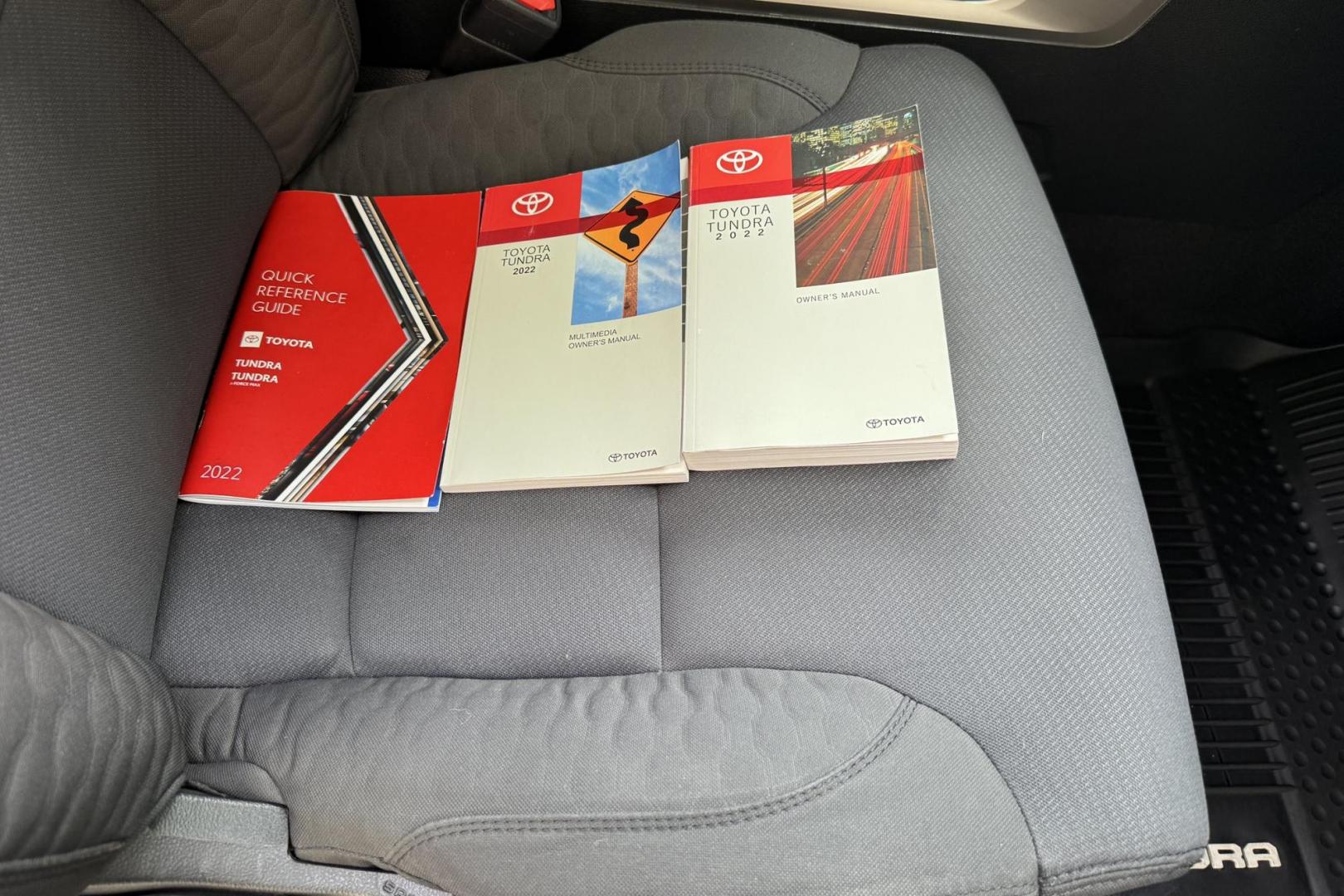 2022 Magnetic Gray Metallic /Black Toyota Tundra SR5 TRD Off Road (5TFLA5AA5NX) with an V6 3.5 Liter Twin Turbo engine, Automatic 10 Speed transmission, located at 2304 W. Main St., Boise, ID, 83702, (208) 342-7777, 43.622105, -116.218658 - Clean And Ready To Go! - Photo#16