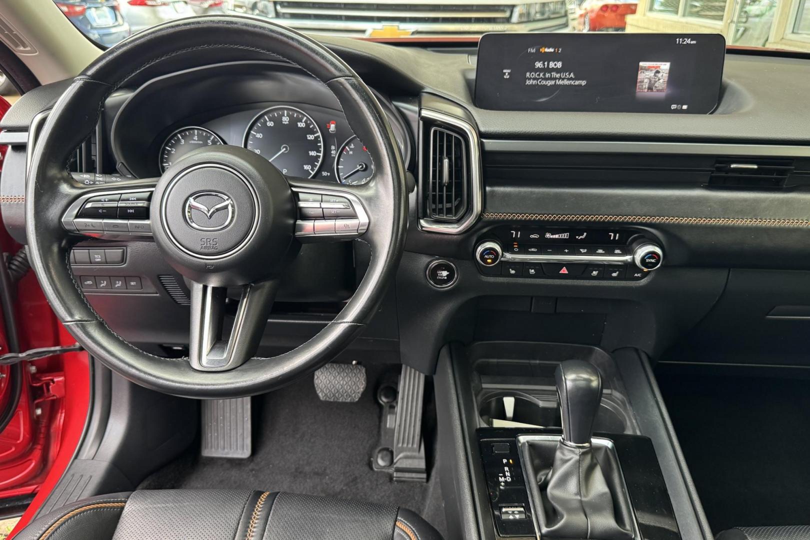 2023 Red Crystal Metallic /Black Mazda CX-50 Premium Plus (7MMVABEM3PN) with an 4 Cyl 2.5 Liter engine, Automatic 6 Speed transmission, located at 2304 W. Main St., Boise, ID, 83702, (208) 342-7777, 43.622105, -116.218658 - New Tires! Very Clean And Fun To Drive! - Photo#15